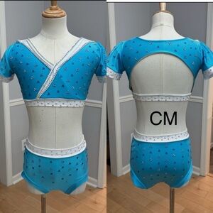 Blue Kids Dance Costume